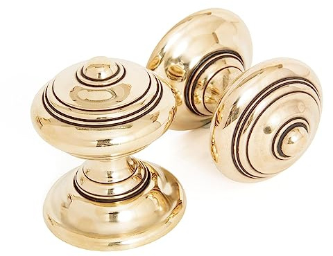 From the Anvil Aged Brass Elmore Concealed Mortice Knob Set
