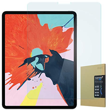 doupi Pellicola Vetro Temperato per iPad PRO (12,9 Pollici) 2018/2020, Premium 9H HD Protettiva Protezione dello Schermo Tempered Glass