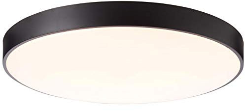 BRILLIANT Lampe Slimline LED Deckenleuchte 78cm weiß/schwarz | 1x 80W LED integriert, (6500lm, 3000-6000K) | Skala A++ bis E | Mit Fernbedienung
