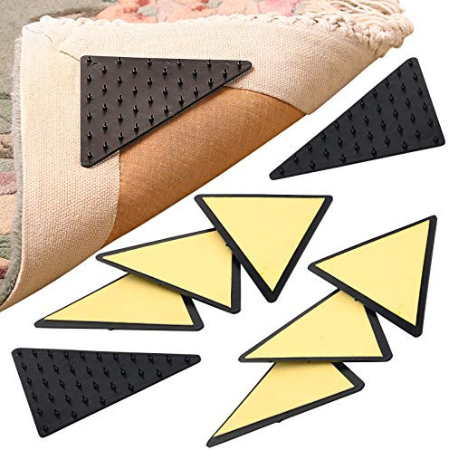 Burwells 8 Triangular Rug Grippers Anti Slip Non Slipping Car Mat Slip Grip Gripping Spikes