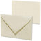ARTOZ 25x A7 Karten-Set - Mini Kärtchen mit Umschlägen - 6,6 x 10,3 cm - Chamois (Creme) - Geschenkanhänger, Präsente, Gutscheine - Serie 1001