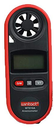 TopHomer Digitaler Windmesser mit LCD-Hintergrundbeleuchtung, Luftmengenmesser für Windsurfen, Segeln, Angeln, Drachenfliegen, Bergsteigen