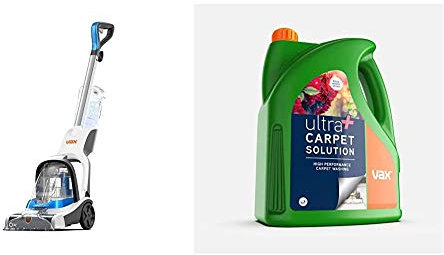 Vax Compact Power Carpet Cleaner & Ultra+ 4L Carpet Cleaner Solution