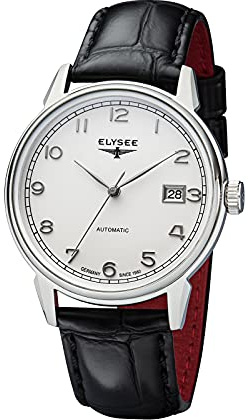 Elysee Automatik Herrenuhr Vintage Master Automatic mit saphirbeschichtetem Mineralglas