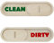 Clean Dirty Magnet for Dishwasher (13. Birch Slider)
