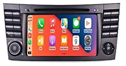 Sat Nav Autoradio Stéréo pour Mercedes pour Benz Classe E W211 E200 E220 E300 E350 Quad Core WiFi Radio Android 11 IPS Écran Tactile Lecteur DVD De Voiture Poste Radio Voiture (Couleur : 4 Core)