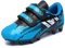Zapatillas de Fútbol Niño Niña Unisex Adolescentes Atletismo Botas Futbol Antideslizante y Resistente Zapatos de Futbol con Tacos 29 Negro Azul