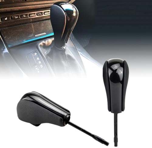 QKLsudua Langer Typ schwarz Auto Automatik bei kurzem langer Schaltknauf Schaltknauf Kompatibel mit B-MW E81 E82 E87 E90 E91 E92 E93 E36 E38 E39 E46 Z4 Z3 E53 E60 X5 X3
