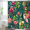 HMS Happy Memories Thicken Durable Polyester Blend Cloth Fabric Bathroom Curtain Colorful Bohemian Boho Floral Print Beautiful Bright Shower Curtain for Bathroom Decoration, 72x72 (Season 3)