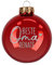 Herz & Heim® Weihnachtskugel aus Glas mit persönlicher Gravur/Rot oder Weiß/Matt oder Hochglanz/Ø 8 oder 10 cm/Verschiedene Motive Ø 10 cm, Rot Hochglanz, Beste Oma