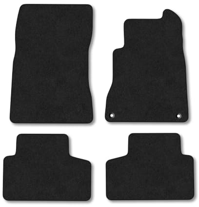Mercedes GLB (2020+) Carpet Car Mats | Black Edge Trim Tailored Fit Floor Mats Full Coverage Protection Accessories Easy Clean Anti Slip Made in the UK
