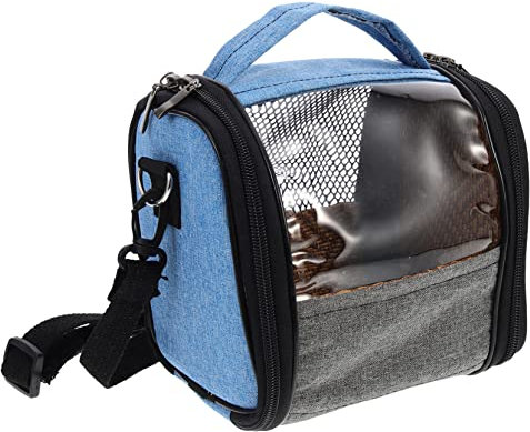 Angoily Papagei Aus Tasche Wander-tagesrucksäcke Sittich Geschirr Wanderrucksäcke Reisetasche Reise-Einkaufstasche Vogelreisekäfig Papagei Tragetasche Vogel Tasche Reisen Haustier Stoff