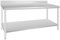 METRO Professional Arbeitstisch GWTS4187B, Edelstahl, 180 x 70 x 85 cm, Silber