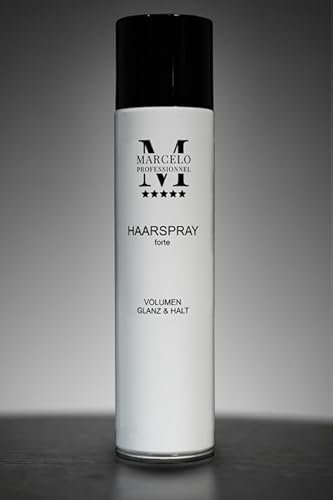 Marcelo Haarspray forte Volumen glanz & Halt 400ml Kein verkleben, leicht auszubürsten
