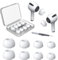 4 Pairs Airpods Pro Ersatzstöpsel, Kompatibilität mit Airpods Pro/Airpods Pro 2 Silikontips, für Apple Airpods Pro 2 Ohreinsätze, Airpod Pro Ear Tips, mit Reinigungsstift/Aufbewahrungsbox(XS/S/M/L)