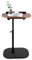 Neulriscn C Shaped Side Table, Height Adjustable C-Shaped End Table, 360° Swivel End Tables, Slide Under Couch Tables, Metal Frame, Small Snack Coffee Tray for Sofa, Bed, Bathtub, Living Room, Bedroom
