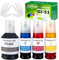 FANSHENG GI51 Ink Compatible with Canon GI-51 ink refill bottles for Pixma G1520 G1530 G1560 G2520 G2560 G2570 G3520 G3560 G4570 (4 Pack Black/Cyan/Magenta/Yellow)