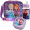 Get Trend Disney Frozen Bolsa Termica Porta Alimentos con Fiambrera Infantil y Botella de Agua 400ml Set de Almuerzo Infantil 3 Piezas Regalo para Niños (Frozen)