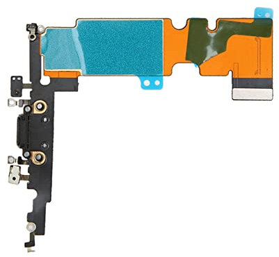 Rankomu USB Charging Port Flex Cable Replacement USB Charging Flex Cable Replacement for iPhone 8 Plus, Black, Phone Charging Port Connector, Cable