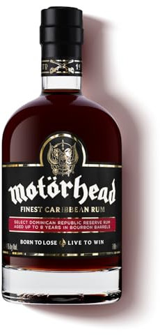 Motorhead Finest Caribbean Rum Select Reserve, 8 Years Bourbon Barrel Aged, 70cl