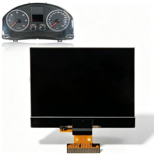 DystopiaWorld Pantalla LCD para salpicadero de coche, para Golf V, Passat, Jetta, Skoda, con rendimiento de larga duración, experiencia de conducción mejorada