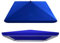 IMUNKT Toldo De Repuesto para Sombrilla Cuadrada 2.5x2.5m 3.0x3.0m 2x2m 4 Varillas Cubierta De Recambio para Sombrilla De Jardín/Mercado/Patio Tela De Sombrilla(Blue,3.0x3.0m(9.8x9.8ft))