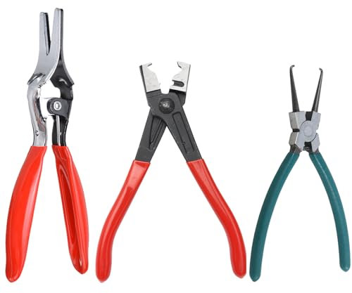 Pince de Tuyau de Carburant, Pince de Retrait de Tuyau, Pince de Serrage pour Collier, Pince à Carburant à Dégagement Rapide, Pince de Séparation de Tuyau, Pince pour Colliers Clic, Hose Clamp Pliers