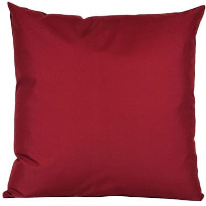 JACK 40x40cm Outdoor Lounge Kissen Dekokissen inkl. XXL-Füllung Wasserabweisend Sitzkissen Garten Stuhl Lotus Effekt, Farbe:Burgund