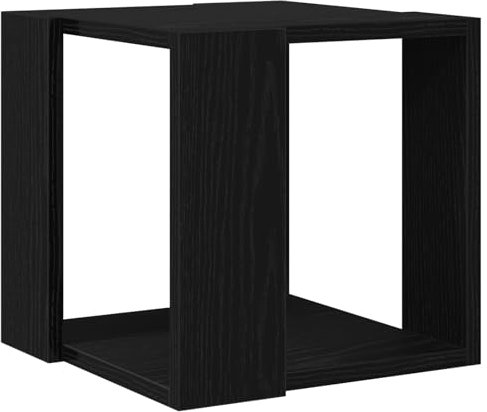vidaXL Couchtisch Schwarze Eiche MDF 32 x 32 x 30 cm Einfach Quadrat
