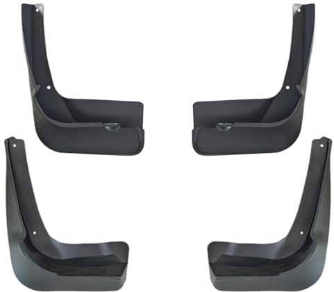 HIBEYO 4Stück Auto Schmutzfänger Ersatz Passt für Audi A4 Allroad 2008-2015 Spritzwassergeschützte Spritzschutz Kotflügel Vorne und Hinten Schutzbleche Autozubehör Guards Kotflügel Kein Bohren nötig