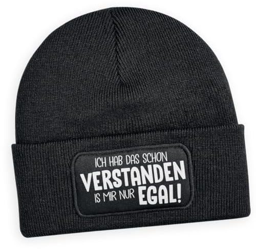 #teamludorf Beanie - Wollmütze mit Spruch - Ich hab das Schon Verstanden ist Mir Aber Egal in der Farbe: Parent