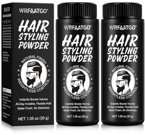Volumen Puder Haare 60g, Hair Styling Powder mit Matt Effekt, Haarpuder Männer Frauen, Volumen Haarpuder Matt Effekt, Unsichtbares Trockenshampoo, Sofort Fülle & Textur,Anti-Fett,Kein Verkleben,Leicht