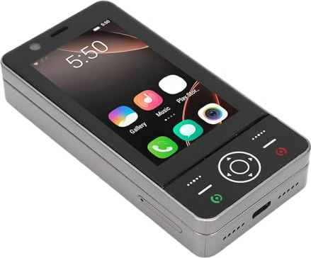 ASHATA Cellulare 4G Slide Phone con Doppio Slot per Scheda SIM, Telefono Cellulare Touch Screen da 3,0 Pollici con WiFi Bluetooth, Batteria da 2000 MAh, Supporto per 8.1 Go Edition (GRAY)