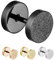 Treuheld® | 4mm Fake Plug Ohrstecker in Diamant Glitzer Optik | Schwarz | Fake Tunnel Ohrring zum Schrauben für Damen und Herren | Chirurgenstahl