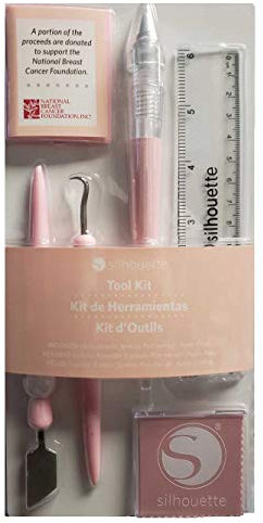 Silhouette Kit de Herramientas de 6 Piezas, Rosa