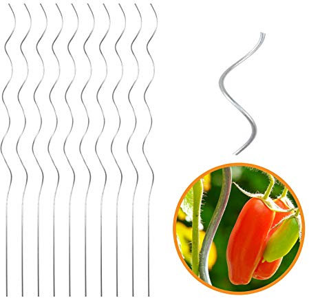 INDUTEC Tomatenspiralstab Tomantenstab Spiralstab Rankstab - Ø 6,8 mm x H: 180 cm (10 Stück)