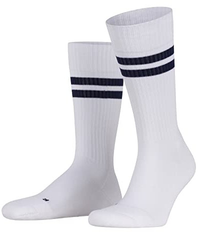 FALKE Unisex Socken Dynamic U So Baumwolle gemustert 1 Paar, Weiß White 2000, 42-43