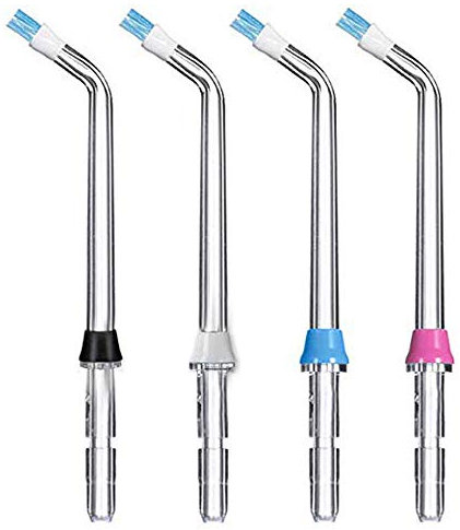 ZCOINS Ersatz Plaque Seeker Ersatzspitzen kompatibel für Waterpik WP-100 WP-250 WP-400 WP-660, Düsenzubehör, Düsen Zubehör, Ersatzteile (4 Stück)