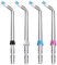 ZCOINS Ersatz Plaque Seeker Ersatzspitzen kompatibel für Waterpik WP-100 WP-250 WP-400 WP-660, Düsenzubehör, Düsen Zubehör, Ersatzteile (4 Stück)