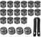 Radschraubenkappen Auto Anti Diebstahl Radschrauben Mutter Abdeckung 17mm Universal Abdeckungen Kappen Hub Schraube Schutz Diebstahl Abdeckkappe Nut Deckt Verriegelung Radmuttern