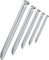 Balinco – Heringe Zelt mit V-Profil 30er Set 230x16 mm - Verzinkte Zeltheringe mit Lochöse – Stabile Erdnägel für Camping, Zelt, Pavillon, Sonnensegel, Abspannleinen – Bodenanker für mittelharte Böden