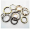 Metall Federgate O Ring Öffnbare Schlüsselring Lederbeutel Gürtelband Schnalle Kette Schnappverschluss Clip Trigger