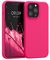 kwmobile Handyhülle für iPhone 13 Pro Hülle, für iPhone 13 Pro Case - Hülle Silikon - kabelloses Laden - Neon Pink