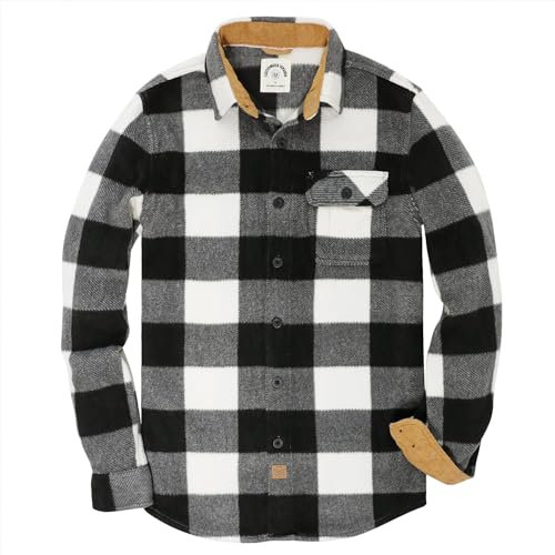 Dubinik® FlanellHemd Herren Herren Hemd Kariert FlanellHemd Herren Winter Warme Arbeitshemd