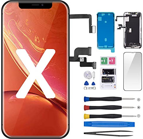 for iPhone X Screen Replacement 5.8 with Speaker