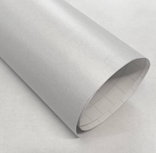 Film adhésif décoratif et confidentialité en vinyle pour vitrines et vitrines gris givré mat (30 x 120 cm, verre)