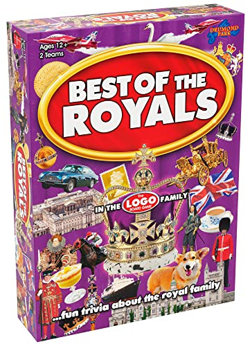 Drumond Park T73561EN Best of The Royals Logo Brettspiel, Familien-Brettspiele für 2-8 Spieler, Tischspiel für Erwachsene und Kinder, geeignet ab 12 Jahren