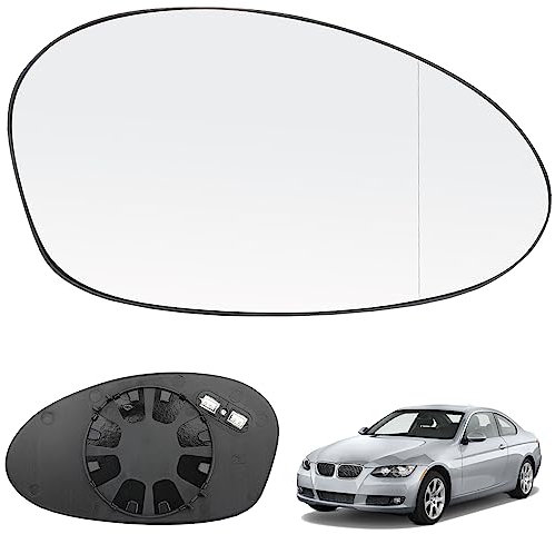 Spiegelglas Heizbar Rechts Kompatibel mit BMW 1 3 Series E81 E87 E82 E88 E90 E91 E92 E93 Pre-Facelift 2005-2008 Spiegelglas Außenspiegel Glas
