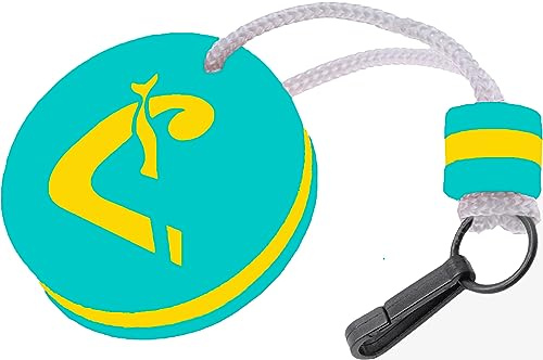 CRESSI Unisex Floating Keychain Schwimmender Schlüsselring zum Schutz der Schlüssel vor einem versehentlichen Verlust im Wasser (1er Pack)
