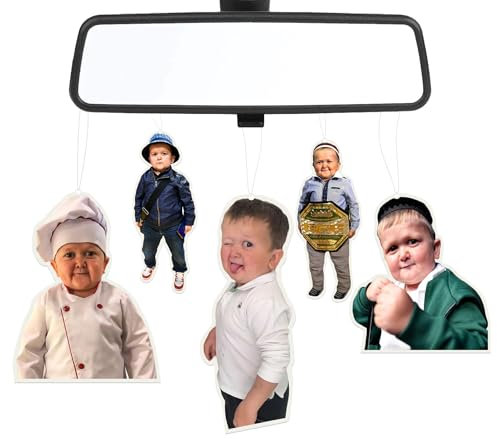 WOW Cutouts Hasbulla Auto-Lufterfrischer, Stil 1, 5 Stück